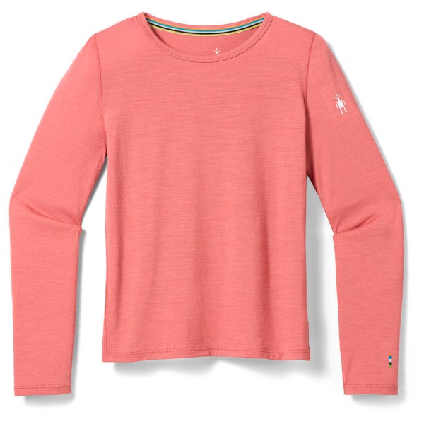 Smartwool - Kid's Classic Merino Blend Base Layer Crew Boxed - Merinounterwäsche Gr L rot