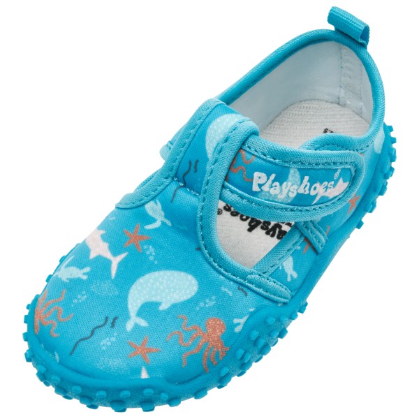 Image of Playshoes - Kid"s Aqua-Schuh Meerestiere - Wassersportschuhe Gr 32/33 blau/türkis'