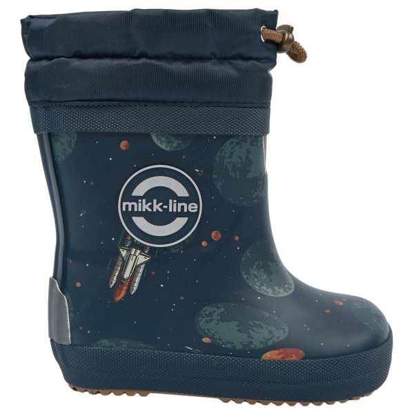 Mikk-Line Kid’s Wellies Winter Aop Barefoot Rubberlaarzen Blauw