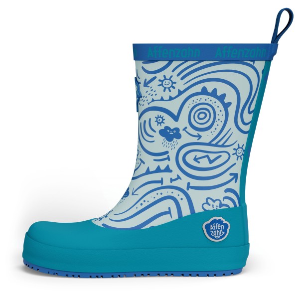 Affenzahn Kid’s Gummistiefel Vegan Plashy Rubberlaarzen Blauw