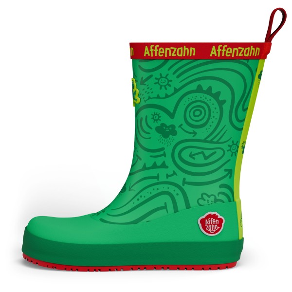 Affenzahn Kid’s Gummistiefel Vegan Plashy Rubberlaarzen Groen