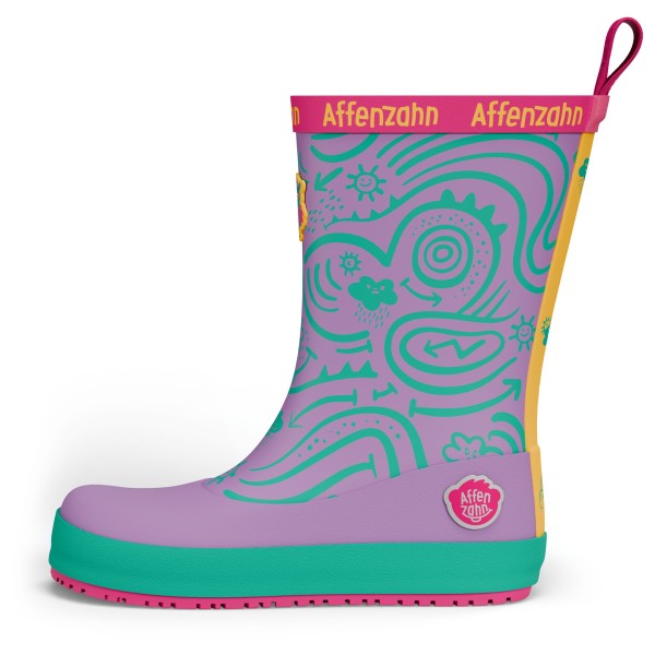Affenzahn Kid’s Gummistiefel Vegan Plashy Rubberlaarzen meerkleurig Multicolor