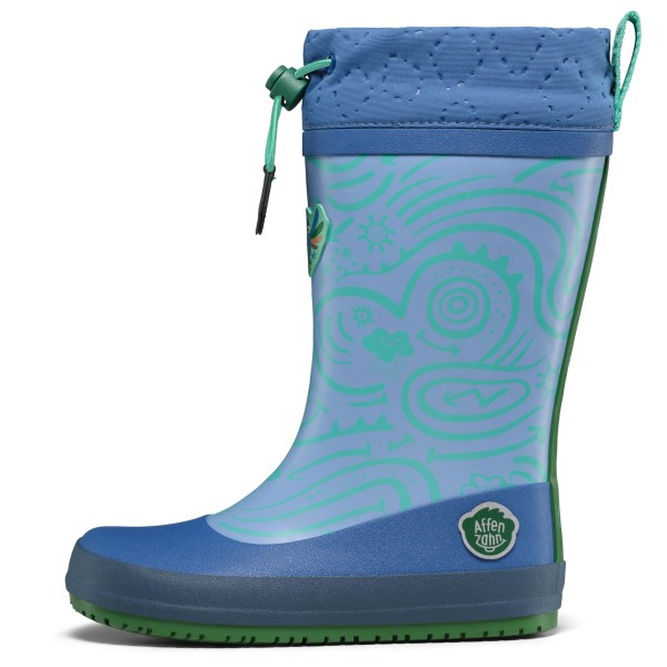 Affenzahn Kid’s Gummistiefel Vegan Puddly Rubberlaarzen Blauw