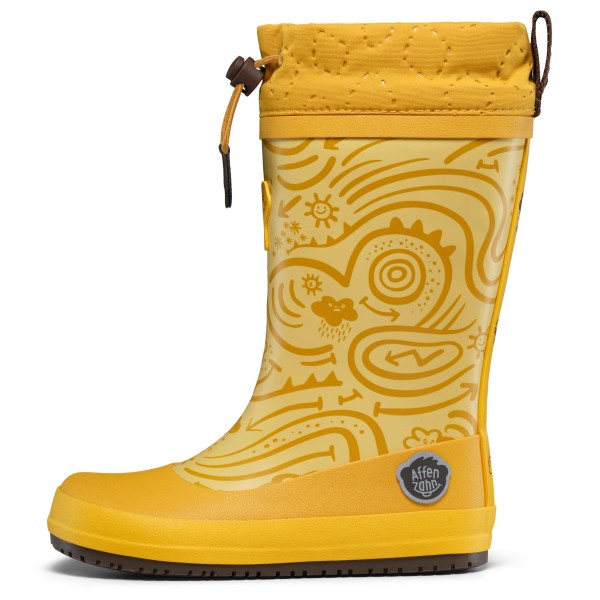 Affenzahn Kid’s Gummistiefel Vegan Puddly Rubberlaarzen Geel