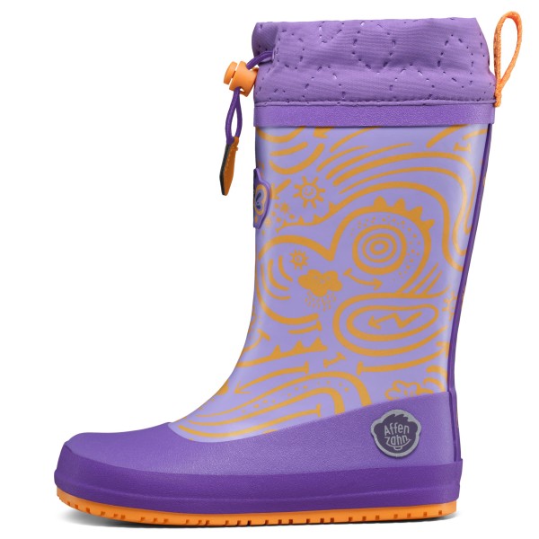Affenzahn Kid’s Gummistiefel Vegan Puddly Rubberlaarzen Purper