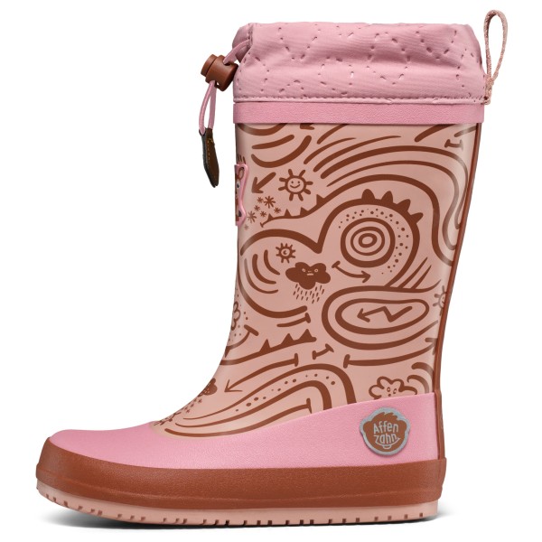 Affenzahn Kid’s Gummistiefel Vegan Puddly Rubberlaarzen Bruin