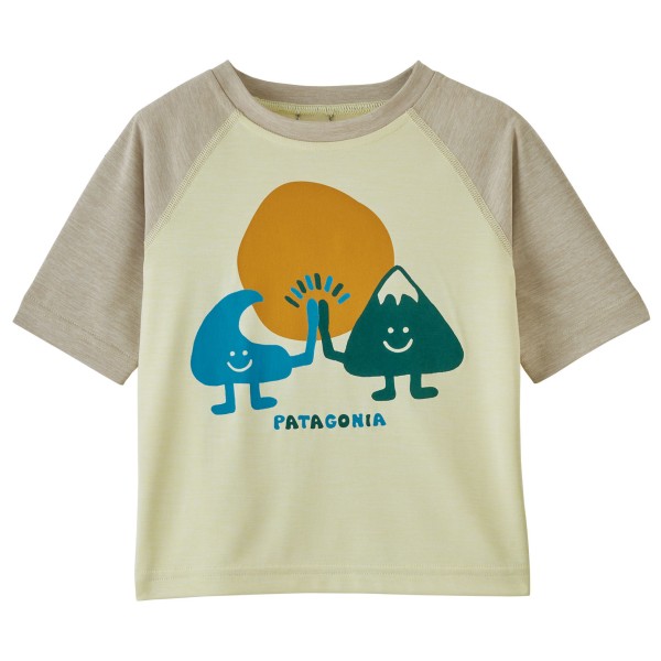 Image of Patagonia - Baby Cap Cool Daily T-Shirt - Lycra Gr 12 Months;2 Years;6 Months blau;grau bei Bergfreunde.ch - der Outdoor Shop