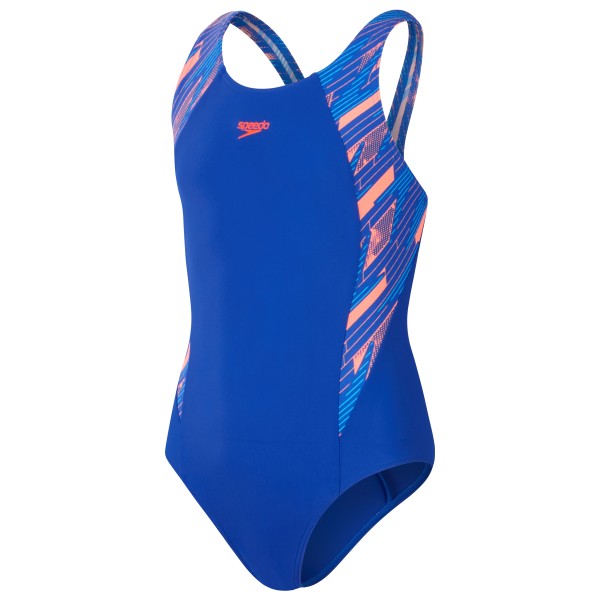 Image of Speedo - Kid"s Hyperboom Splice Muscleback - Badeanzug Gr 140 blau'