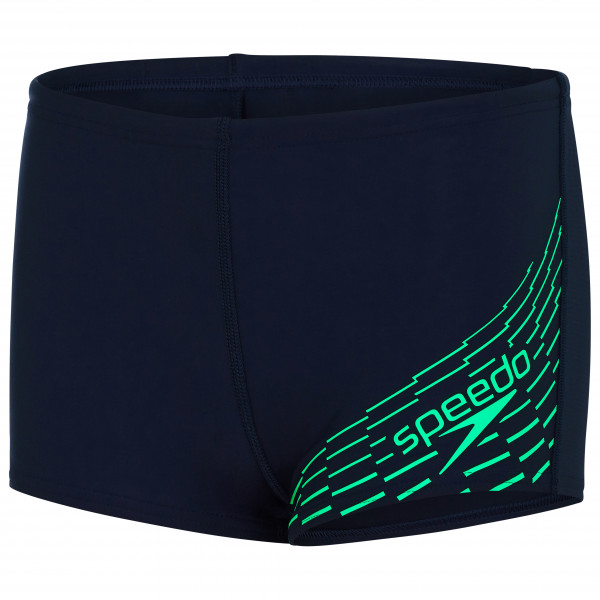 Image of Speedo - Kid"s Medley Logo Aquashort - Badehose Gr 116;128;140;152;164;176 blau;schwarz'