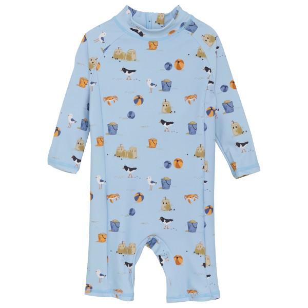 Image of Color Kids - Baby Suit L/S AOP - Lycra Gr 104;80;86;92;98 blau;grau;rosa
