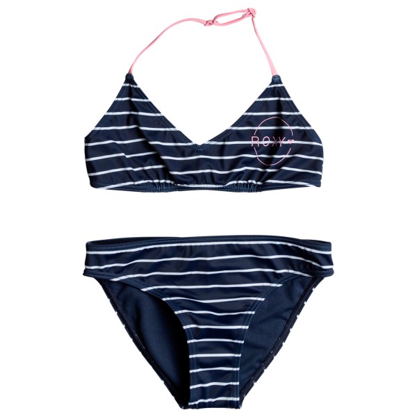 Image of Roxy - Kid"s Bico Basic Stripe Tri Bra Set - Bikini Gr 12 Years;14 Years;6 Years;8 Years blau'