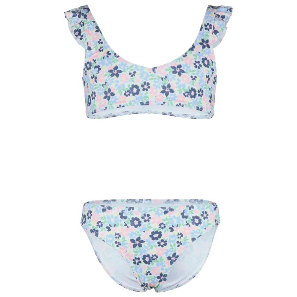 Image of Roxy - Kid"s Dreamer Ruffle Bralette Set - Bikini Gr 10 Years;12 Years;14 Years;16 Years;8 Years blau;grau'