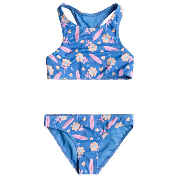 Image of Roxy - Kid"s Lorem Crop Top Set - Bikini Gr 3 Years;4 Years;5 Years blau'