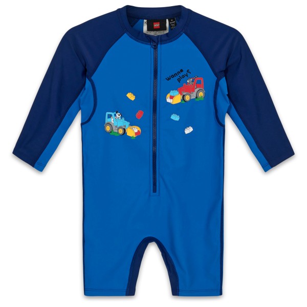 Image of LEGO - Kid"s Adour 300 - Swim Suit L/S - Lycra Gr 104;80;86;92;98 blau;rosa'