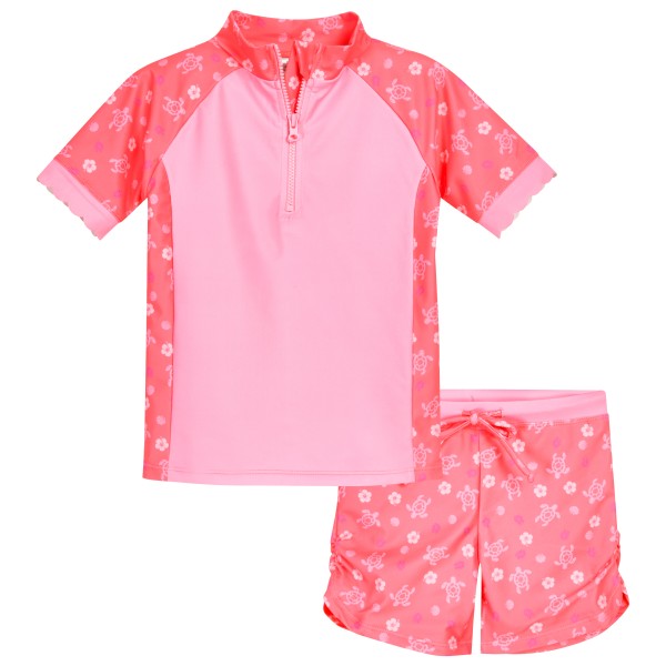 Image of Playshoes - Kid"s UV-Schutz Bade-Set Hawaii - Lycra Gr 74/80;86/92;98/104 rosa'