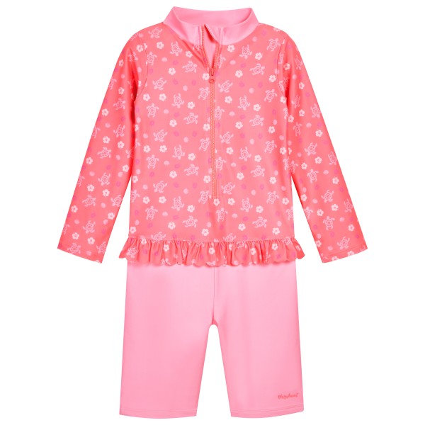 Image of Playshoes - Kid"s UV-Schutz Einteiler L/S Hawaii - Lycra Gr 74/80;86/92;98/104 rosa'