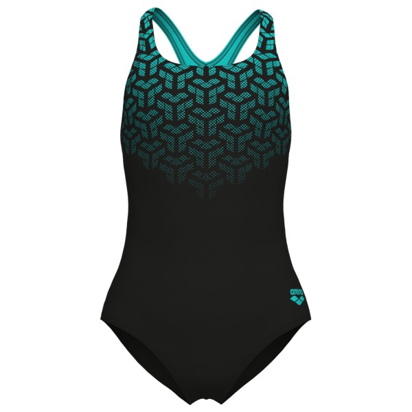 Image of Arena - Girl"s Arena Kikko V Swimsuit Swim Pro Back - Badeanzug Gr 116;128;140;152;164 blau;rosa;schwarz/blau'