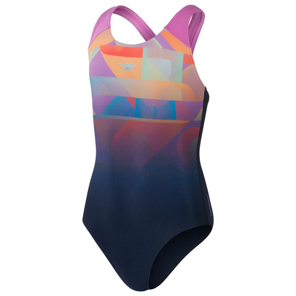 Image of Speedo - Kid"s Digital Placement Splashback Creora - Badeanzug Gr 116 blau'