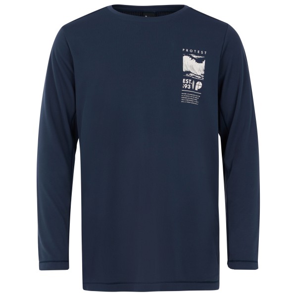 Image of Protest - Kid"s Prthorn Rashguard Long Sleeves - Lycra Gr 128;140 blau'