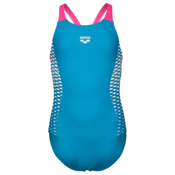 Image of Arena - Girl"s Openings Swimsuit V Back - Badeanzug Gr 116 blau'