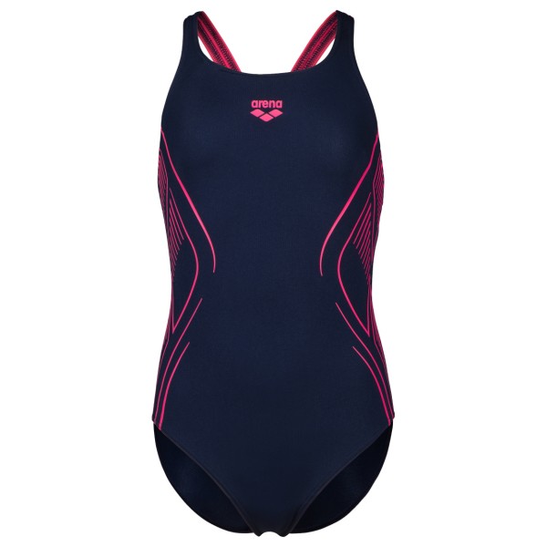 Image of Arena - Girl"s Reflecting Swimsuit Swim Pro Back - Badeanzug Gr 128 blau'