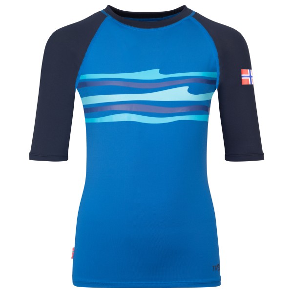 Trollkids - Kid's Haukland T - Lycra Gr 152 blau