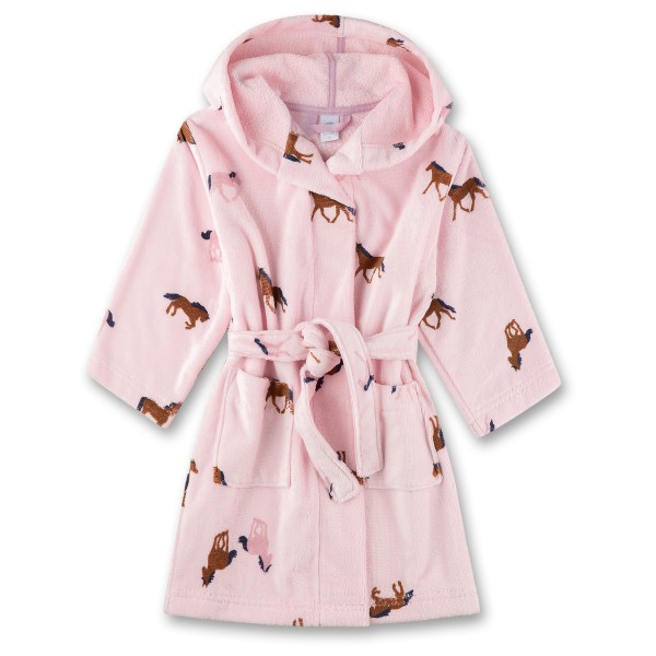 Sanetta – Kid’s Bathrobe AOP – Badjas maat 98, Roze