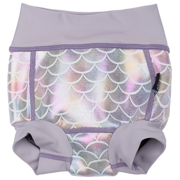 Mikk-Line Kid’s Baby Swim Pant Frill Recycled AOP Zwembroek Years Purper