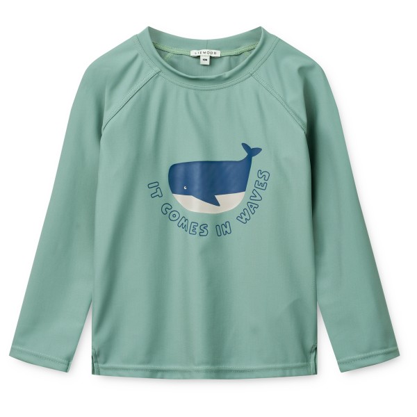 LIEWOOD – Kid’s Noah Placement Longsleeve Swim Tee – Lycra maat , turkoois Turquoise
