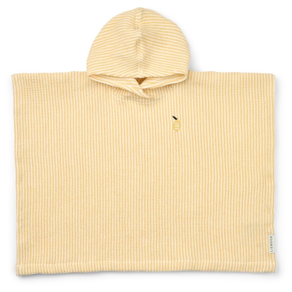 LIEWOOD – Kid’s Paco Poncho Embroidery – Surfponcho maat , Wit