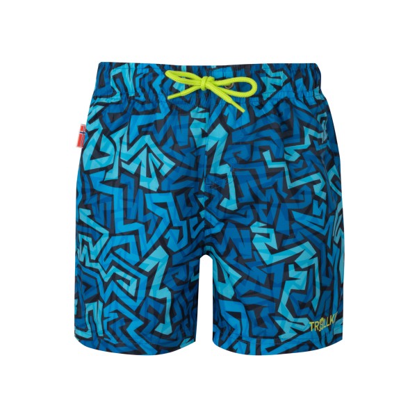 Trollkids – Kid’s Haukland Shorts – Boardshort maat , Blauw