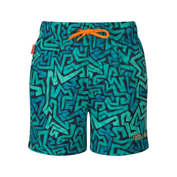 Trollkids - Kid's Haukland Shorts - Boardshorts Gr 98 türkis