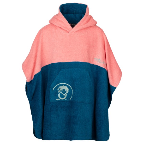 Trollkids – Kid’s Kvalvika Surf Poncho – Surfponcho maat , Blauw