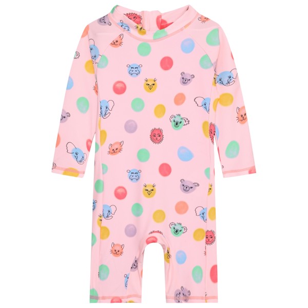 Lycra Color Kids Baby's Suit L/S AOP Kinder (Gr 86 |rosa)