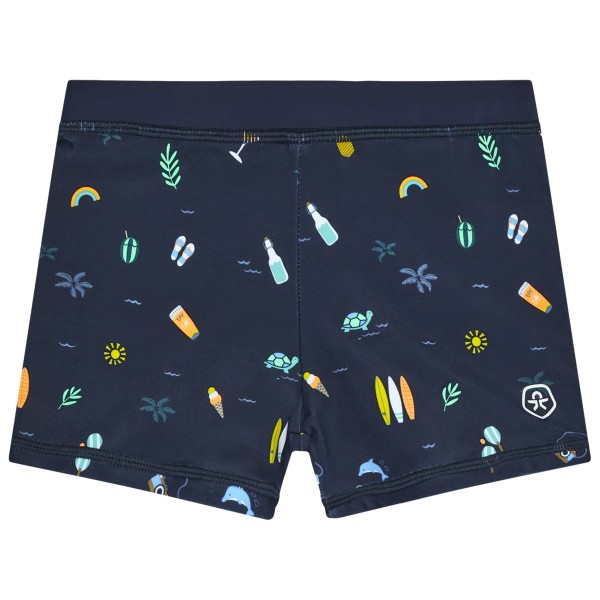 Color Kids - Kid's Swim Trunks AOP - Badehose Gr 92 blau