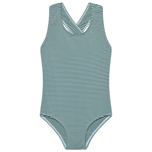 Color Kids – Kid’s Swimsuit Seersucker – Badpak maat 98, turkoois Turquoise