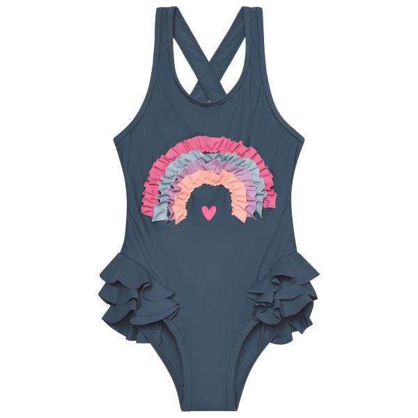 Color Kids – Kid’s Swimsuit with Application – Badpak maat 92, Blauw