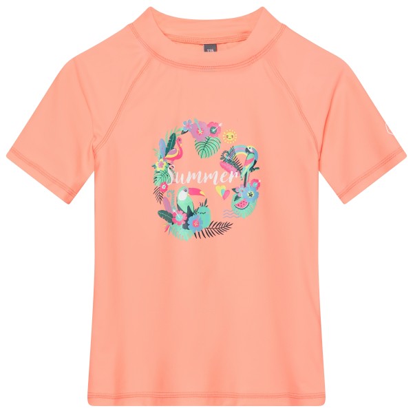 Color Kids - Kid's T-Shirt with Print - Lycra Gr 128 rot