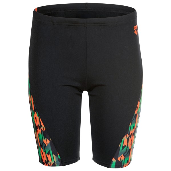 Arena Print Swim Jammer Badehose Kinder (Gr 140 |schwarz)