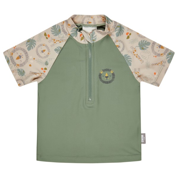 Sterntaler – Kid’s Badeshirt Kurzarm Löwe – Lycra maat 92, Groen