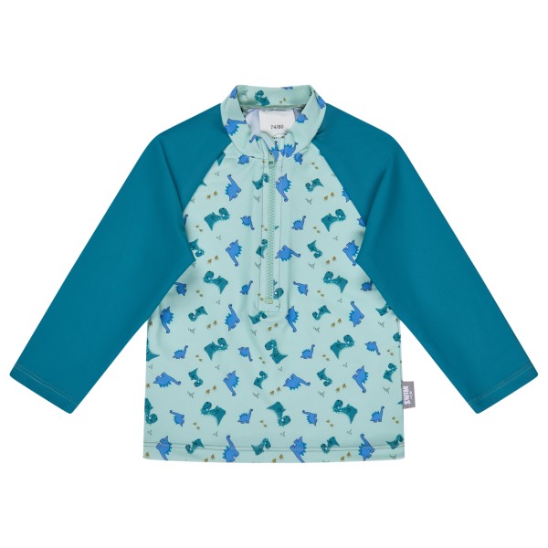 Sterntaler – Kid’s Badeshirt Langarm Dino – Lycra maat 92, turkoois Turquoise