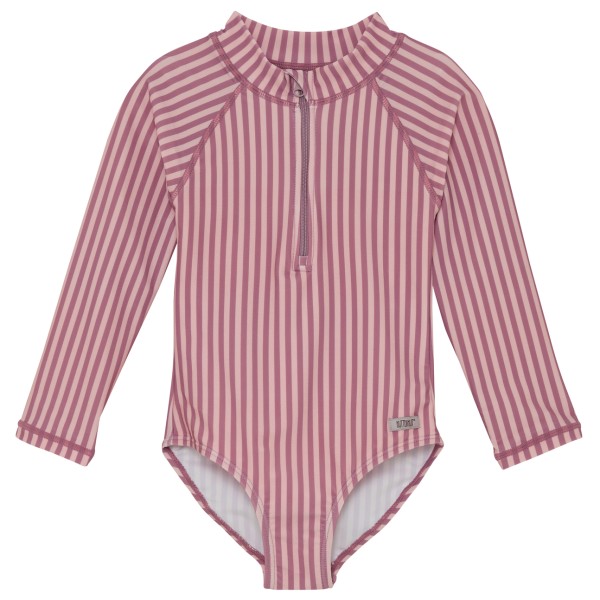 Huttelihut – Kid’s Swimsuit L/S UV60 – Badpak maat , Roze