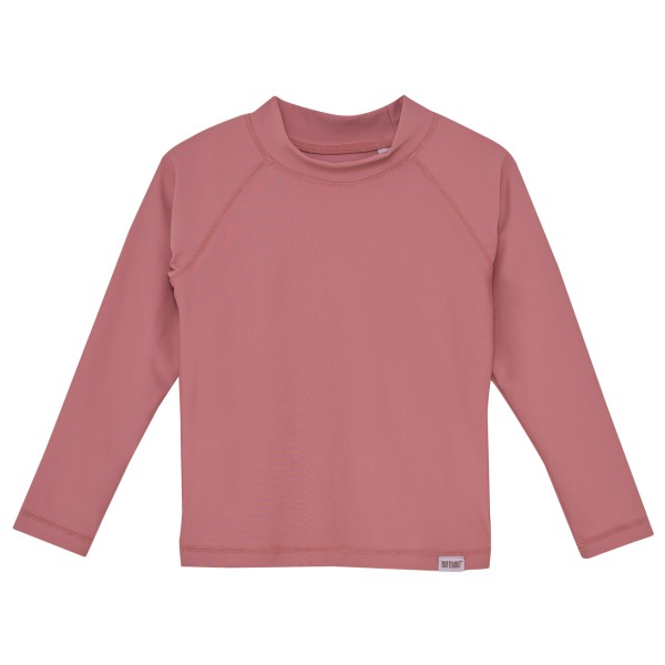Huttelihut – Kid’s Swim T-Shirt L/S Solid UV60 – Lycra maat 98, Roze