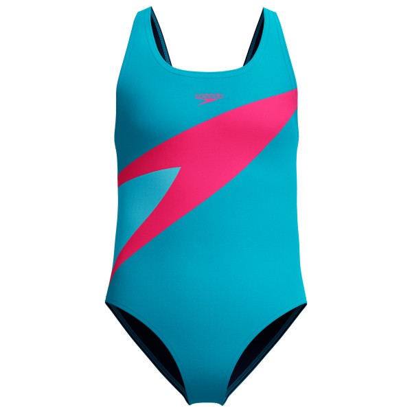 Speedo – Kid’s Hyperboom Butterfly Back One Piece – Badpak maat , turkoois Turquoise