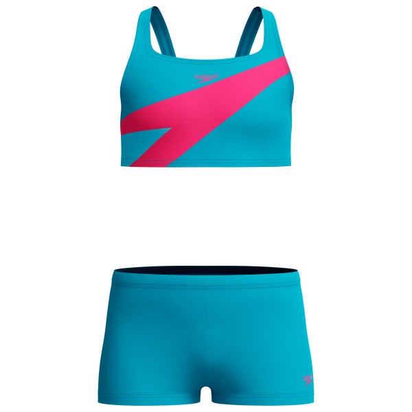 Speedo – Kid’s Hyperboom Butterfly Back Two Piece – Bikini maat , turkoois Turquoise