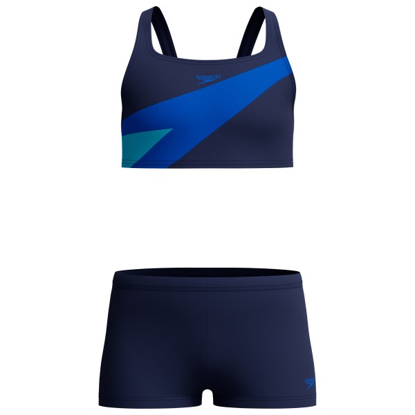 Speedo – Kid’s Hyperboom Butterfly Back Two Piece – Bikini maat , Blauw