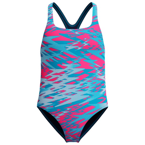 Speedo – Kid’s Hyperboom Print Medalist One Piece – Badpak maat , Blauw
