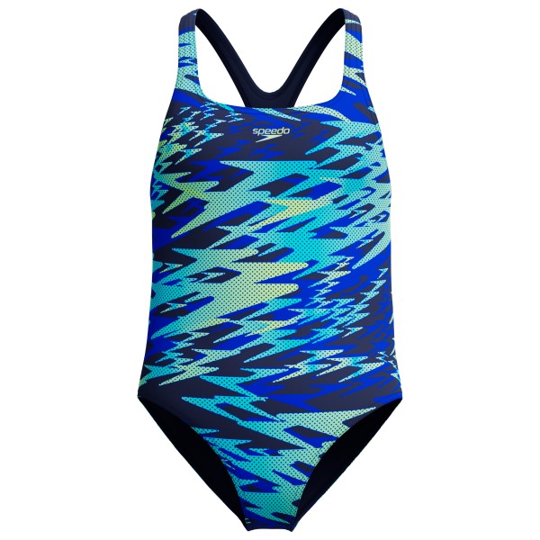 Speedo - Kid's Hyperboom Print Medalist One Piece - Badeanzug Gr 140 blau
