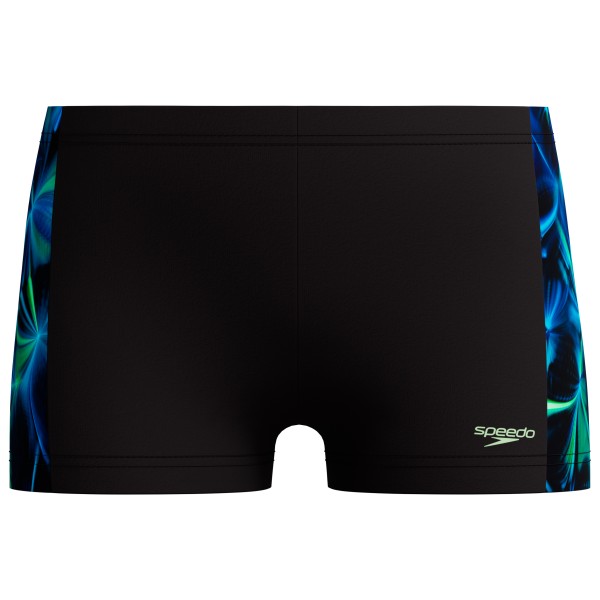 Speedo – Kid’s Print Panel Aquashort – Zwembroek maat , Zwart