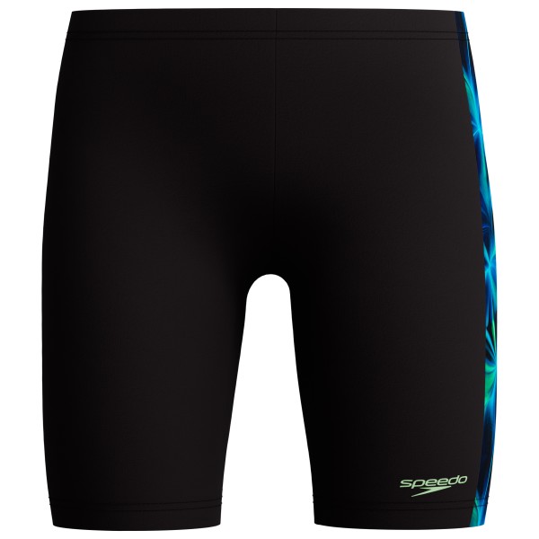 Speedo – Kid’s Print Panel Jammer – Zwembroek maat , Zwart